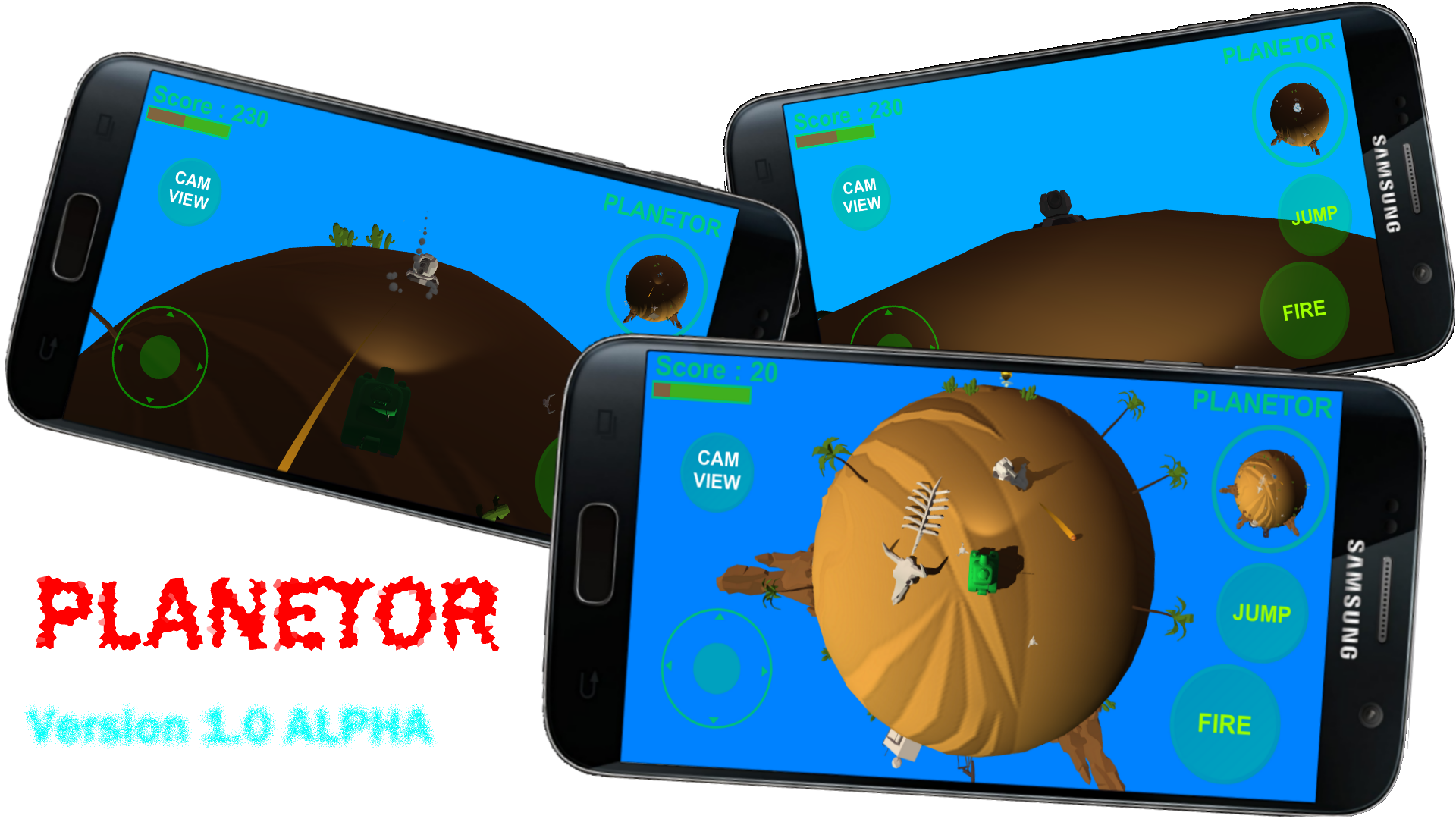 Multiple Views In Plantor Game Alpha Version by Michael Bert
